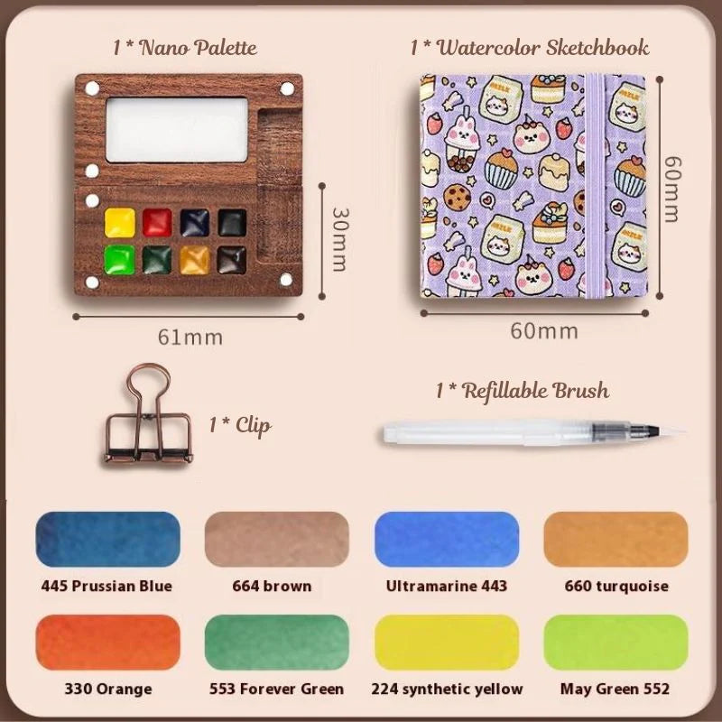 Travel Paint Palette Kit